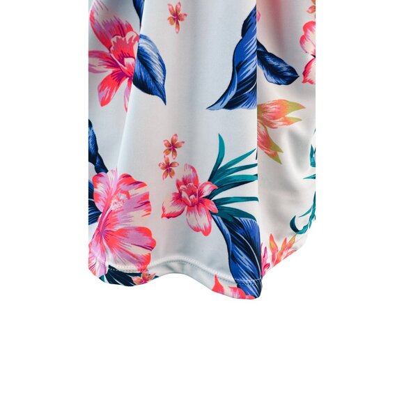 2/$30 NWT Island Escape Size 6 Floral Print Swimsuit Tankini Top Underwire - Picture 13 of 16
